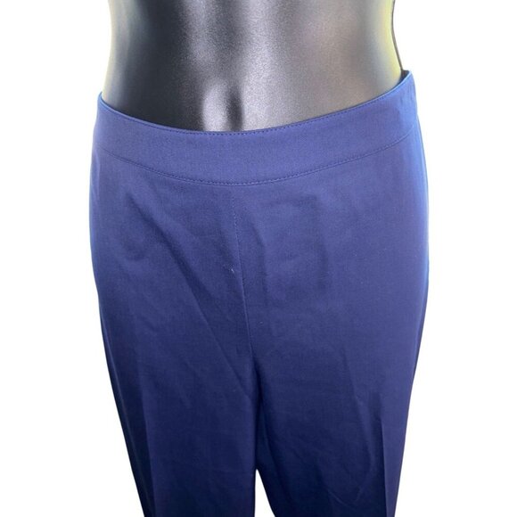 Lafayette 148 NY Finesse Crepe Bleecker Pant Side Zip Ankle Length Womens Size 6 - Picture 5 of 9